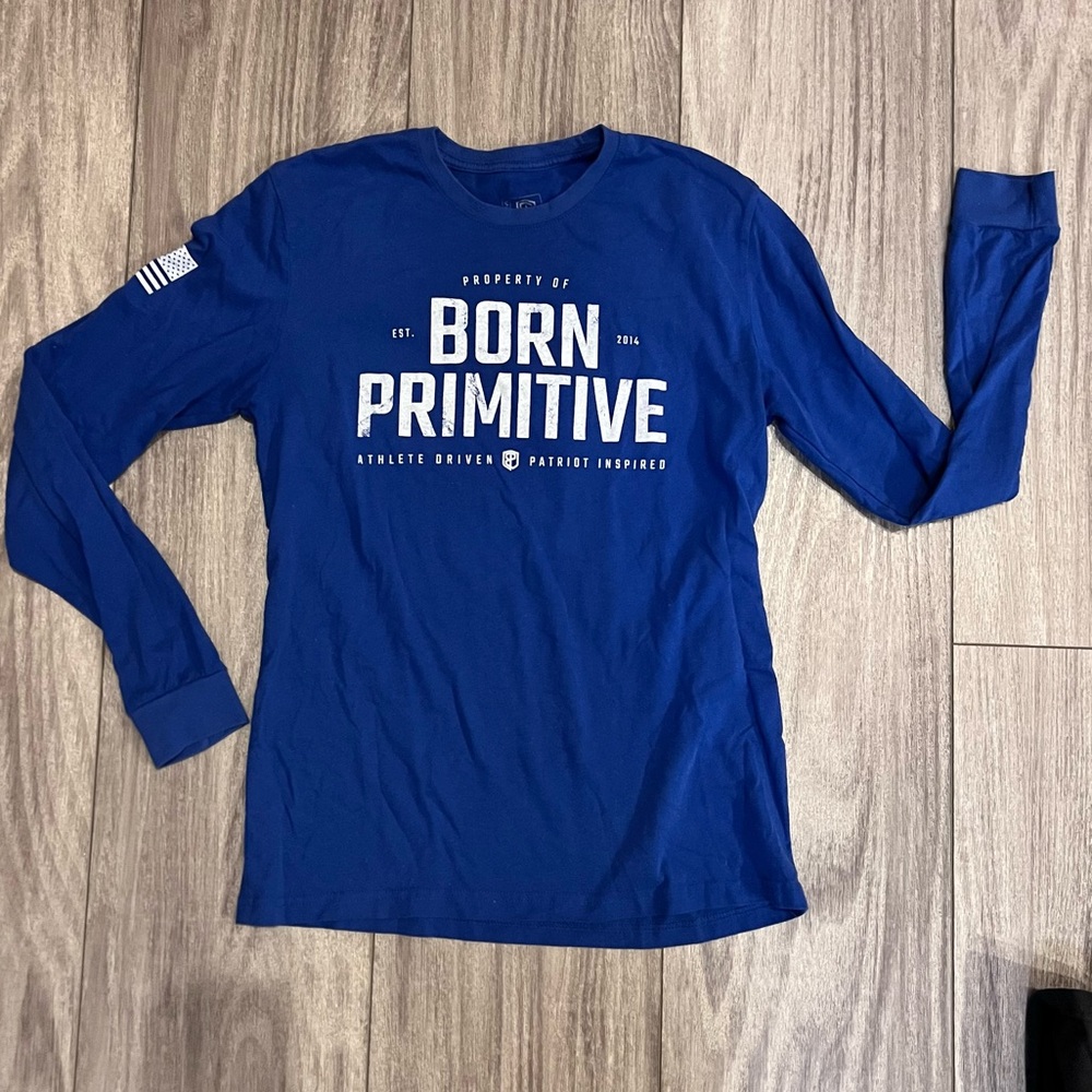 Born Primitive Royal Blue Long Sleeve Tee